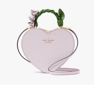 💜 Kate Spade Lavender Heart Flower Novelty Bag NWT – Sold Out Kawaii Purse
